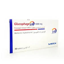 GLUCOPHAGE XR 1000mg Tabs 30'S